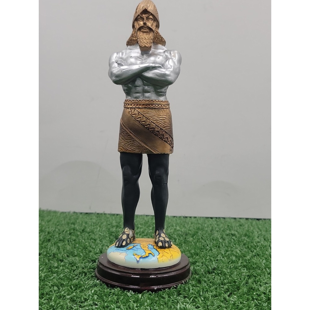 Daniel 2 Statue 9" tall - Nebuchadnezzar's dream and Rock, Jesus. Made of Resin